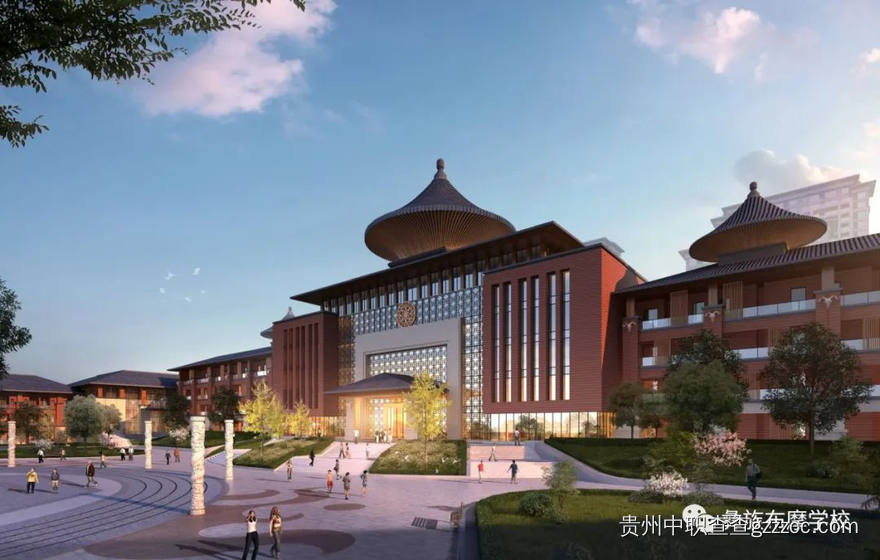 贵州省毕节彝文双语职业学校效果图