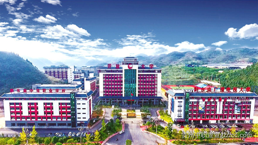 黔东南州中等职业技术学校校园全景