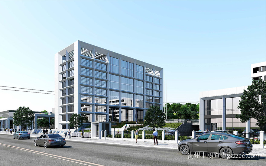 贵州智能工程技师学院学院主入口、综合楼
