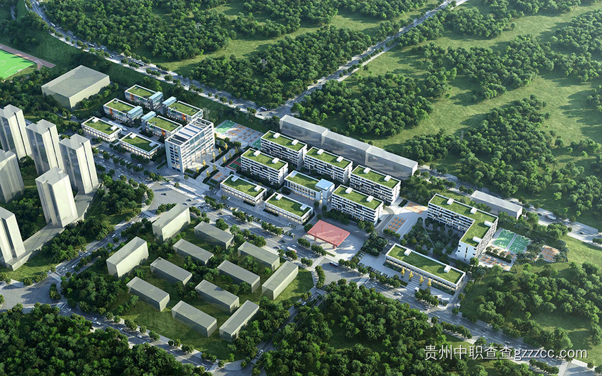 贵州智能工程技师学院鸟瞰图