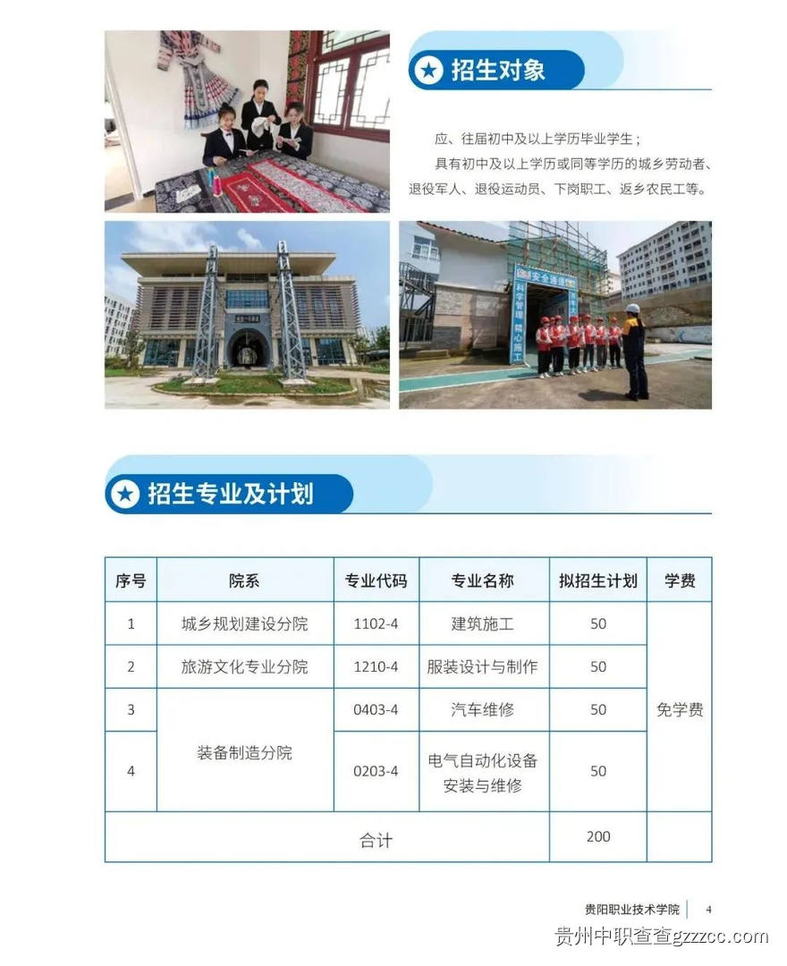 2贵阳职业技术学院中职（技工）2024年招生简章-第2张