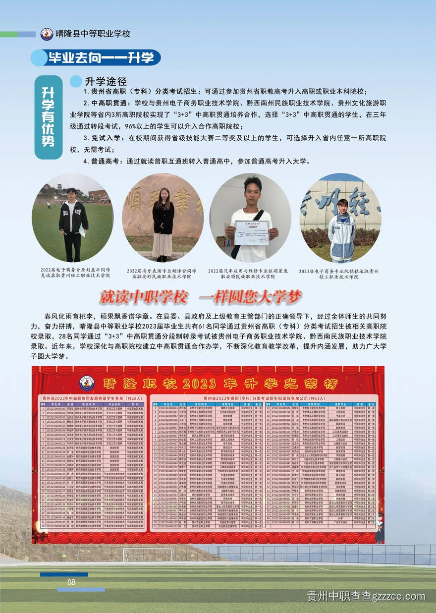 晴隆县中等职业学校2024年招生简章-第10张 晴隆县中等职业学校2024年招生简章-第10张